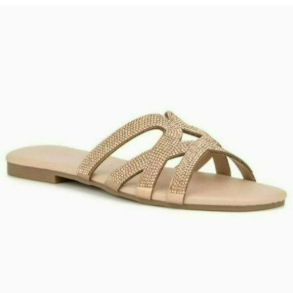 Olivia Miller Shoes - Olivia Miller Falerna Slide Sandals-6